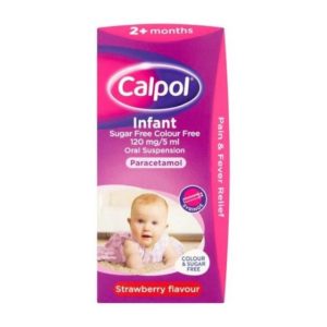 CALPOL 120MG 5ML INFANT OR SUSP SYRINGE 140ML PH ONLY