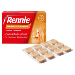 Rennie Orange Chewable Tablets 48's