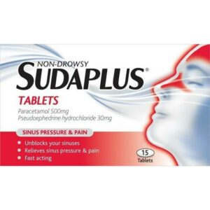 SUDAPLUS NON-DROWSY TABS 15 TABS PH ONLY