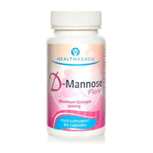 HealthReach D Mannose Max Strength 500mg 60 Caps