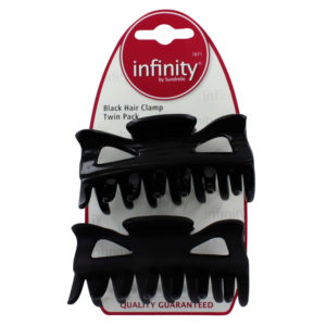 Infinity Black Nylon Clamp Twin Pack