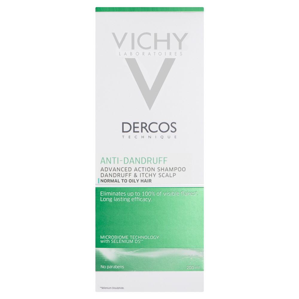 Vichy Dercos Anti-Dandruff Normal to Oily Hair Shampoo 200ml
