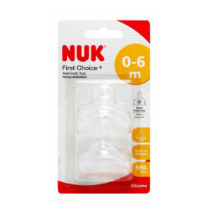 NUK First Choice+ Silicone Teat Size 1 Small
