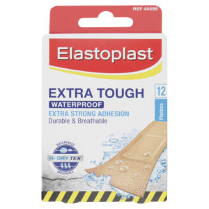 Elastoplast Extra Tough Waterproof 12 Plasters