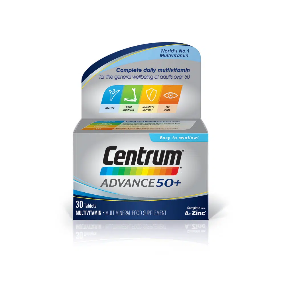 Centrum Advance 50+ Multivitamin Tablets 30s