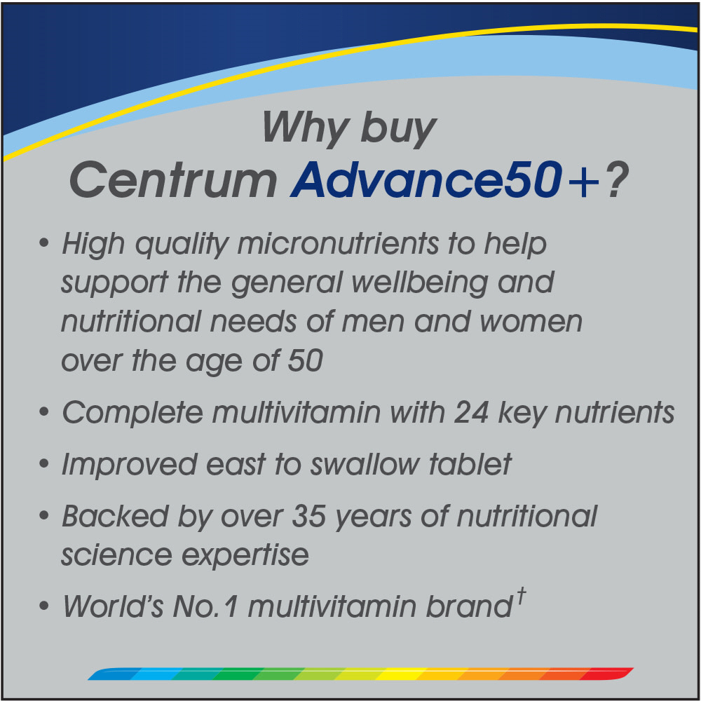 Centrum Advance 50+ Multivitamin Tablets