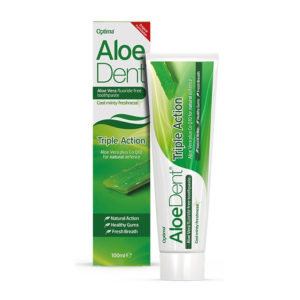 AloeDent Triple Action Fluoride Free Toothpaste 100ml