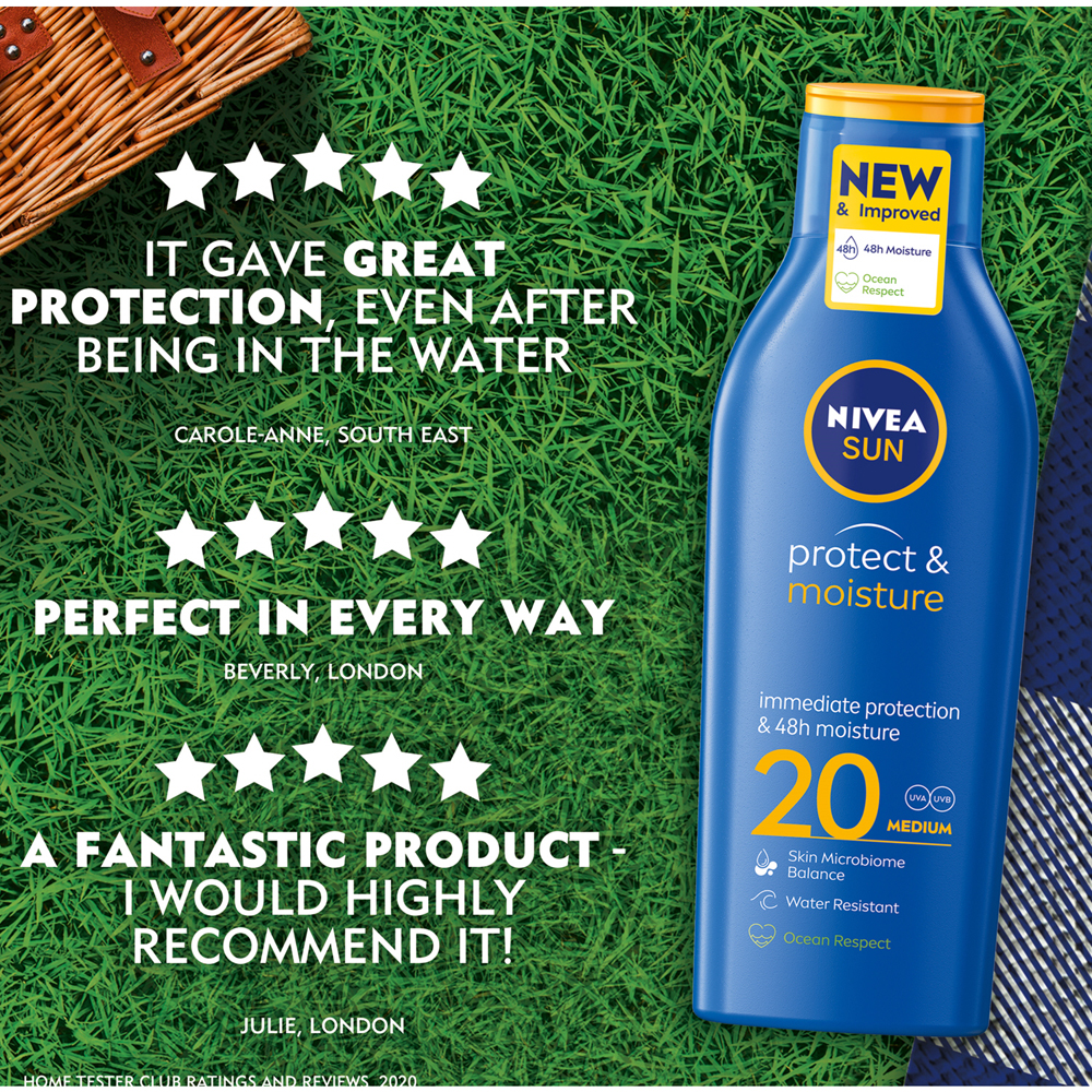 Nivea Sun Protect And Moisture Sun Lotion SPF20 200ml