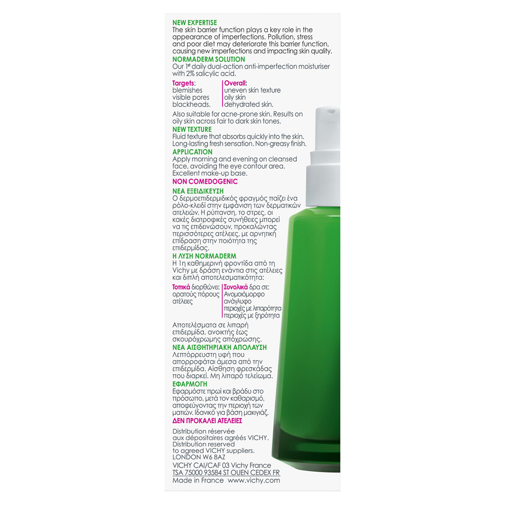 Vichy Normaderm Phytosolution Double Correction Daily Care Moisturiser 50ml