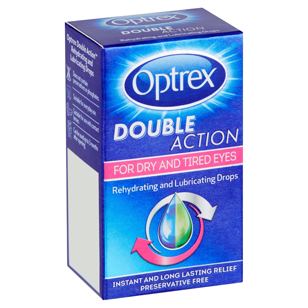 Optrex Double Action Rehydrating and Lubricating Drops 10 ml