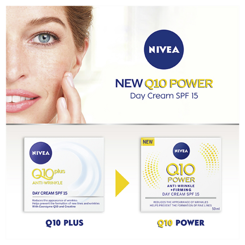 Nivea Q10 Power Anti-Wrinkle + Firming Day Cream 50ml