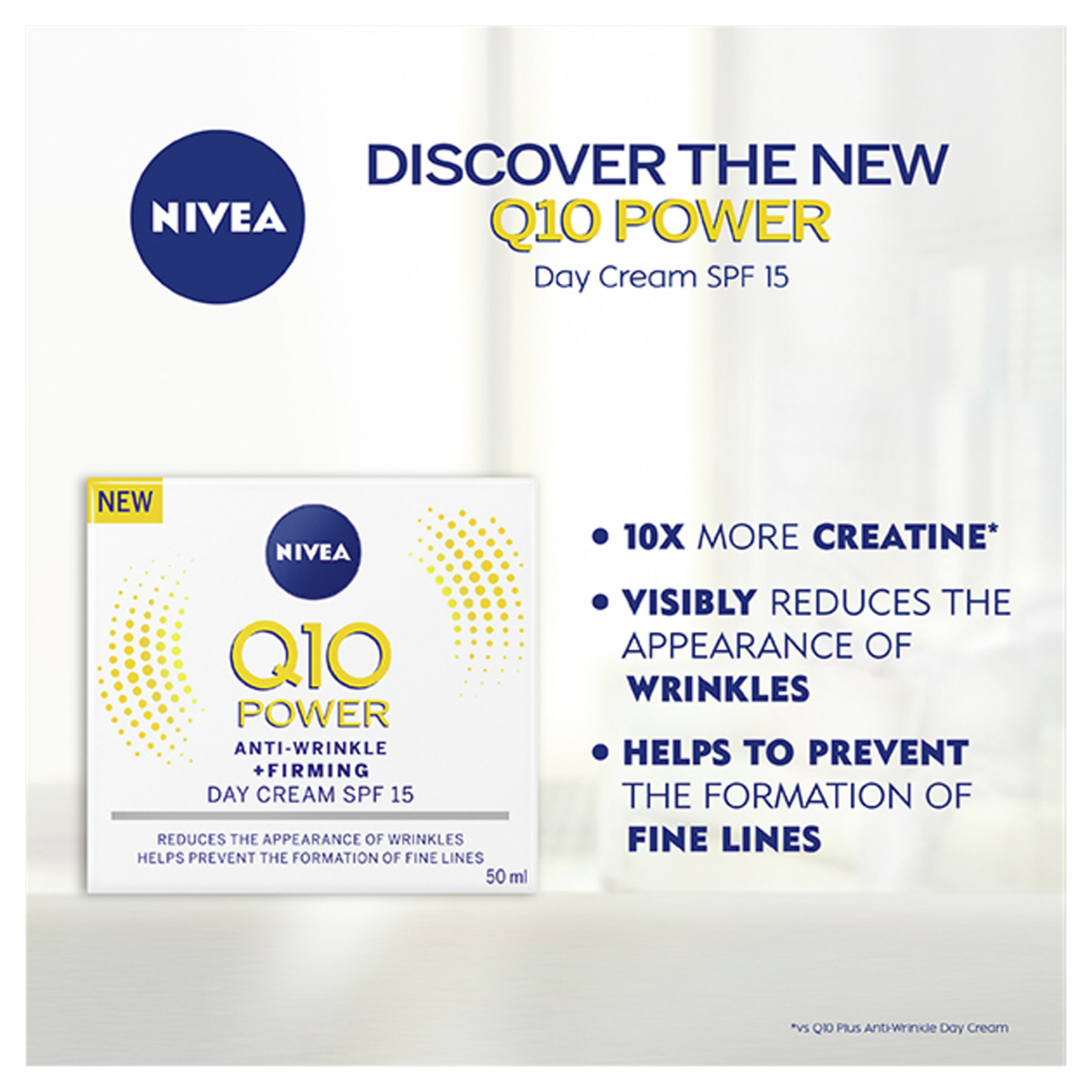 Nivea Q10 Power Anti-Wrinkle + Firming Day Cream 50ml