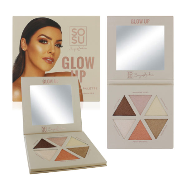 SOSU Glow Up Highlighter Palette Tully's Castlerea