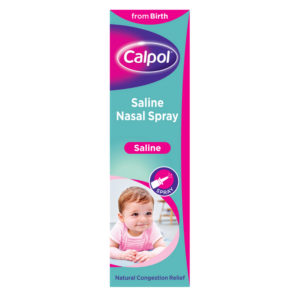 Calpol Saline Nasal Spray Natural Congestion Relief Suitable from Birth 15 ml