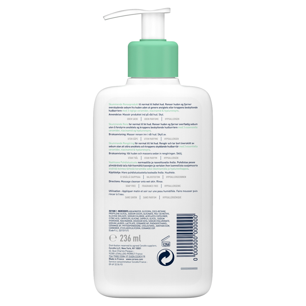 CeraVe Facial Foaming Cleanser 236ml