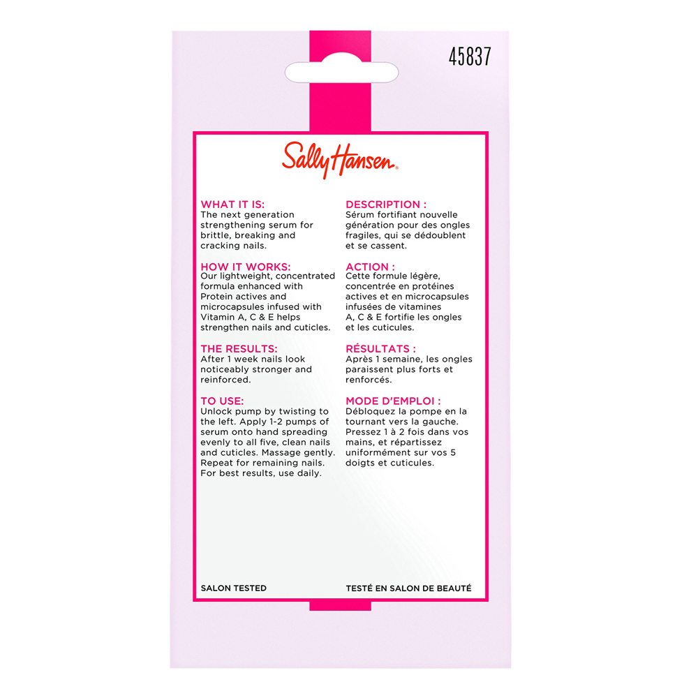 Sally Hansen Hard As Nails Vitamin Strength Serum Ref 45387
