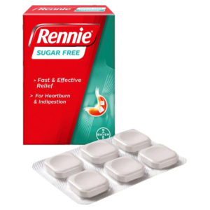 Rennies Sugar Free Chewable Tablets 24 Pack