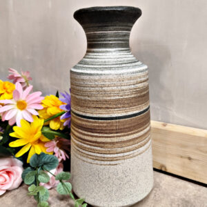 NATURAL STRIPE VASE 31CM