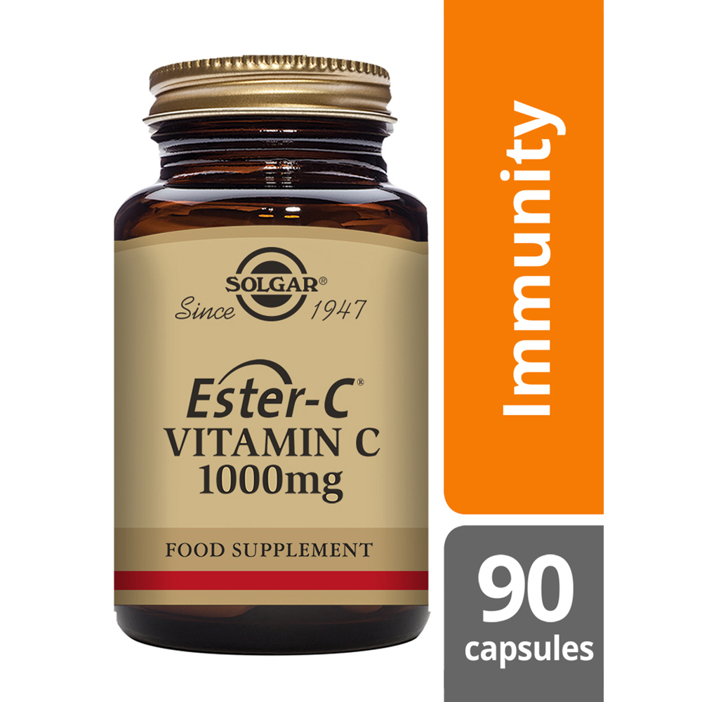 Solgar Ester-C Vitamin C 1000 mg Capsules - Pack of 90