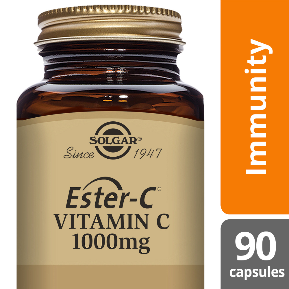 Solgar Ester-C Vitamin C 1000 mg Capsules - Pack of 90