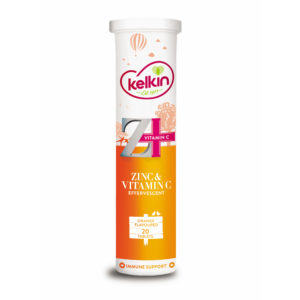 Kelkin Effervescent Zinc & Vit C Tabs 20's