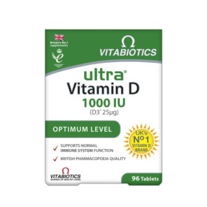 Vitabiotics Ultra D3 Vitamin D3 (1000iu) 25ug 96s