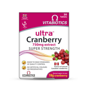 Vitabiotics Ultra Cranberry 750mg Tablets 30s