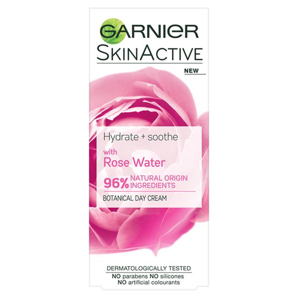 GARNIER SKIN ACTIVE NATURALS MOISTURISER TUBE ROSE