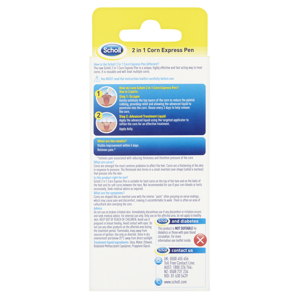 Scholl 2 in 1 Corn Express Pen Treatment 1ml