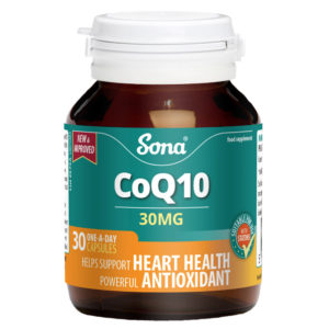 Sona CoQ10 30mg 30 Capsules