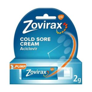 Zovirax Cold Sore 5% w/w Cream Aciclovir Pump 2g