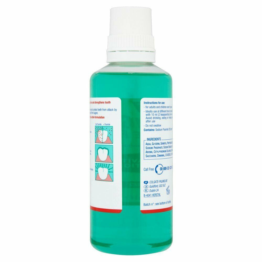 Colgate FluoriGard Alcohol-Free Mouthwash Mint 400ml