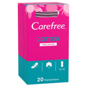 Carefree Cotton Breathable Liner 20's