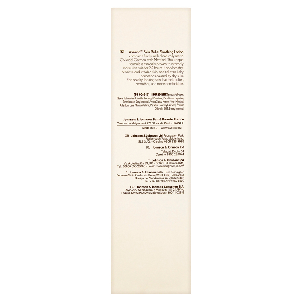 Aveeno Skin Relief Soothing Lotion Menthol 200ml
