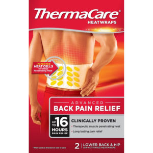 ThermaCare Therapeutic Heat Wraps Back 1 Size (2 Pack)