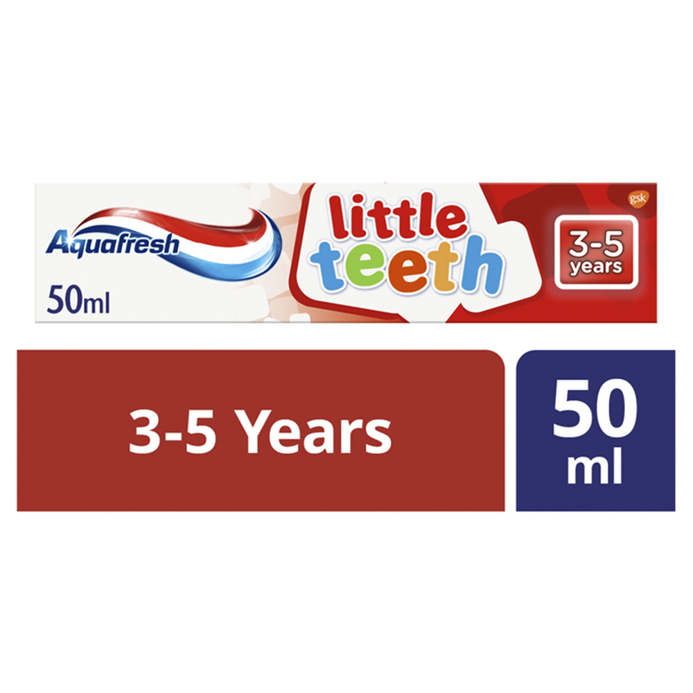 Aquafresh Kids Toothpaste Little Teeth 3-5 Years 50ml