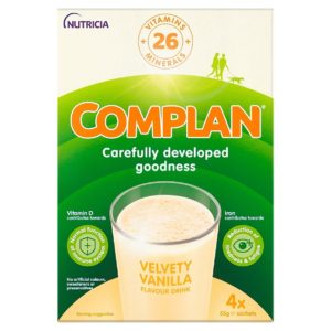COMPLAN FLAVOURED VANILLA 4 X 55G 1S