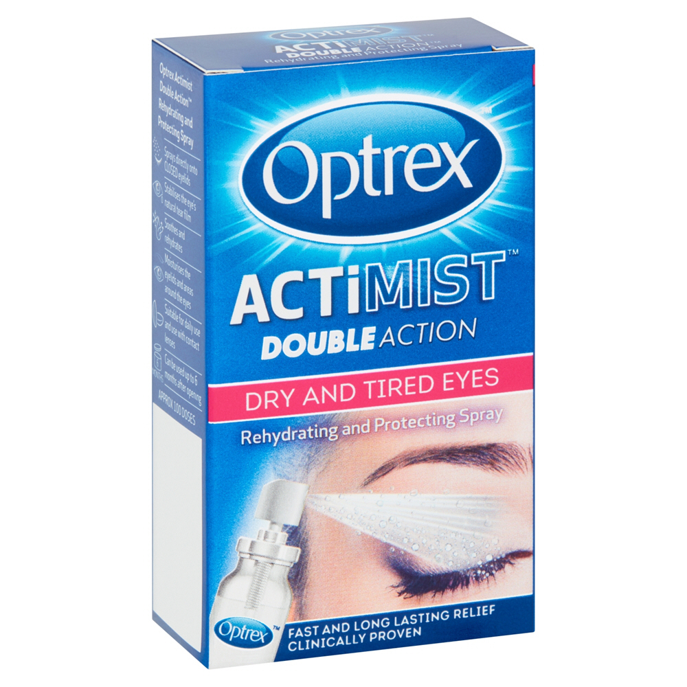 Optrex ActiMist Double Action Dry and Tired Eyes Spray 10ml