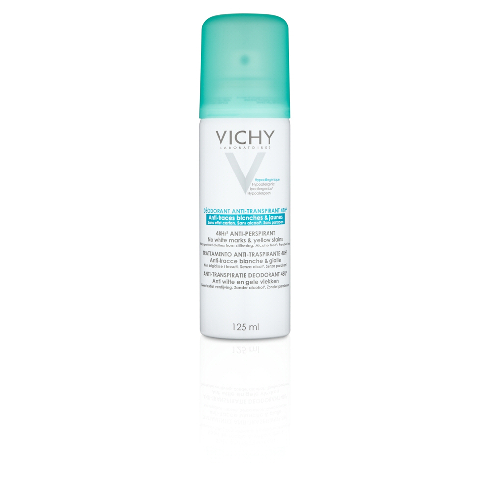 Vichy Deodorant 48 Hour Aerosol 'No Marks' Anti-Perspirant 125ml