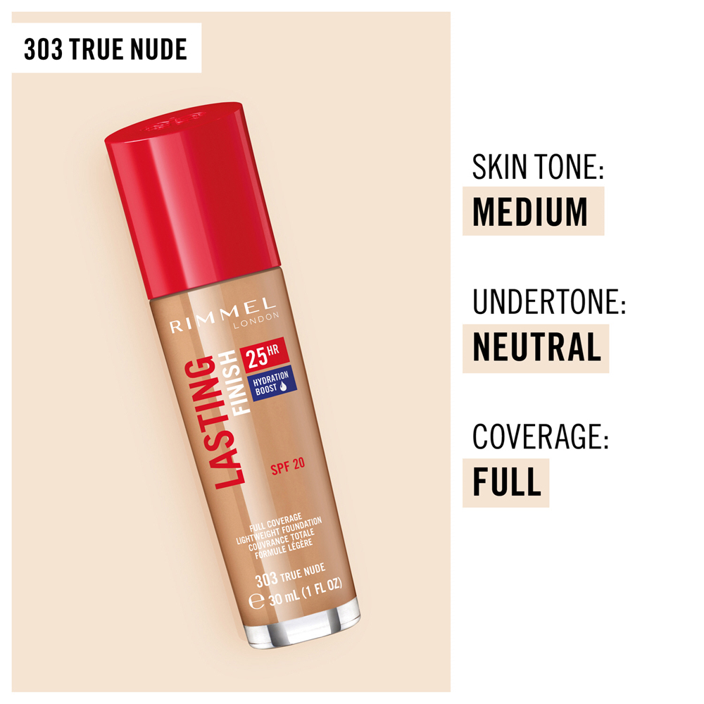 Rimmel Last Fin Found True Nude No 303 30ml