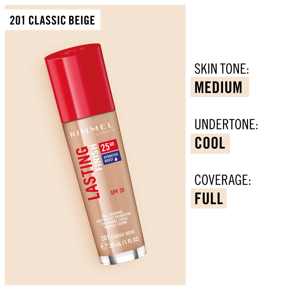 Rimmel Last Fin Found Classic Beige No 201 30ml