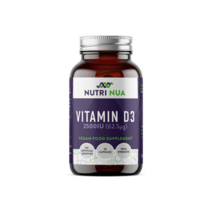 Nutri Nua Vitamin D3 2500IU 30 capsules