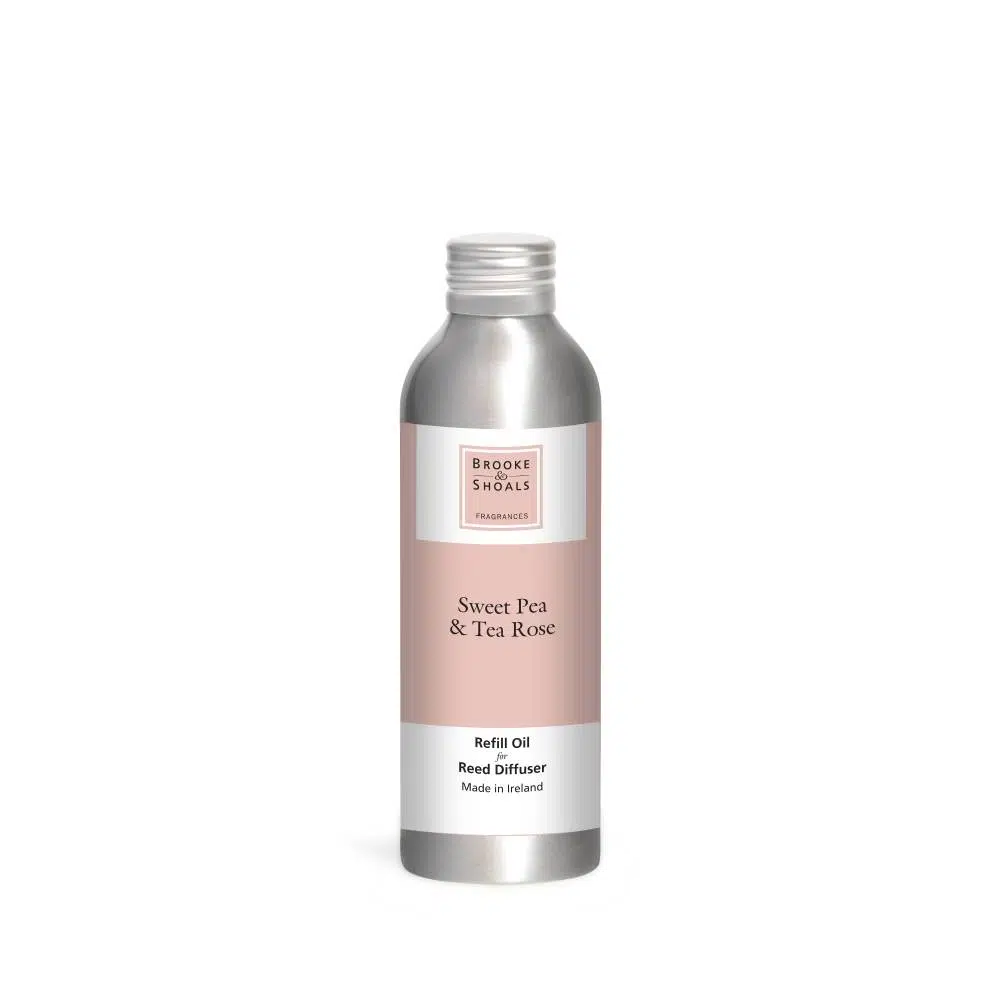 BROOKE & SHOALS SWEET PEA & TEA ROSE FRAGRANCE REFILL OIL