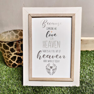 HEAVEN PLAQUE