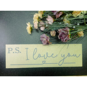 PS.I LOVE YOU PLAQUE