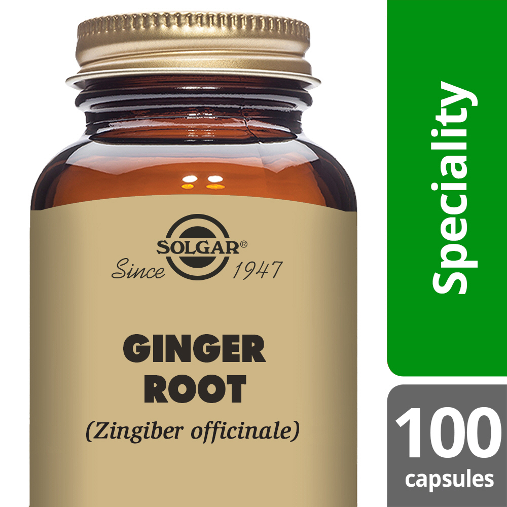 Solgar Ginger Root Vegetable Capsules - Pack of 100