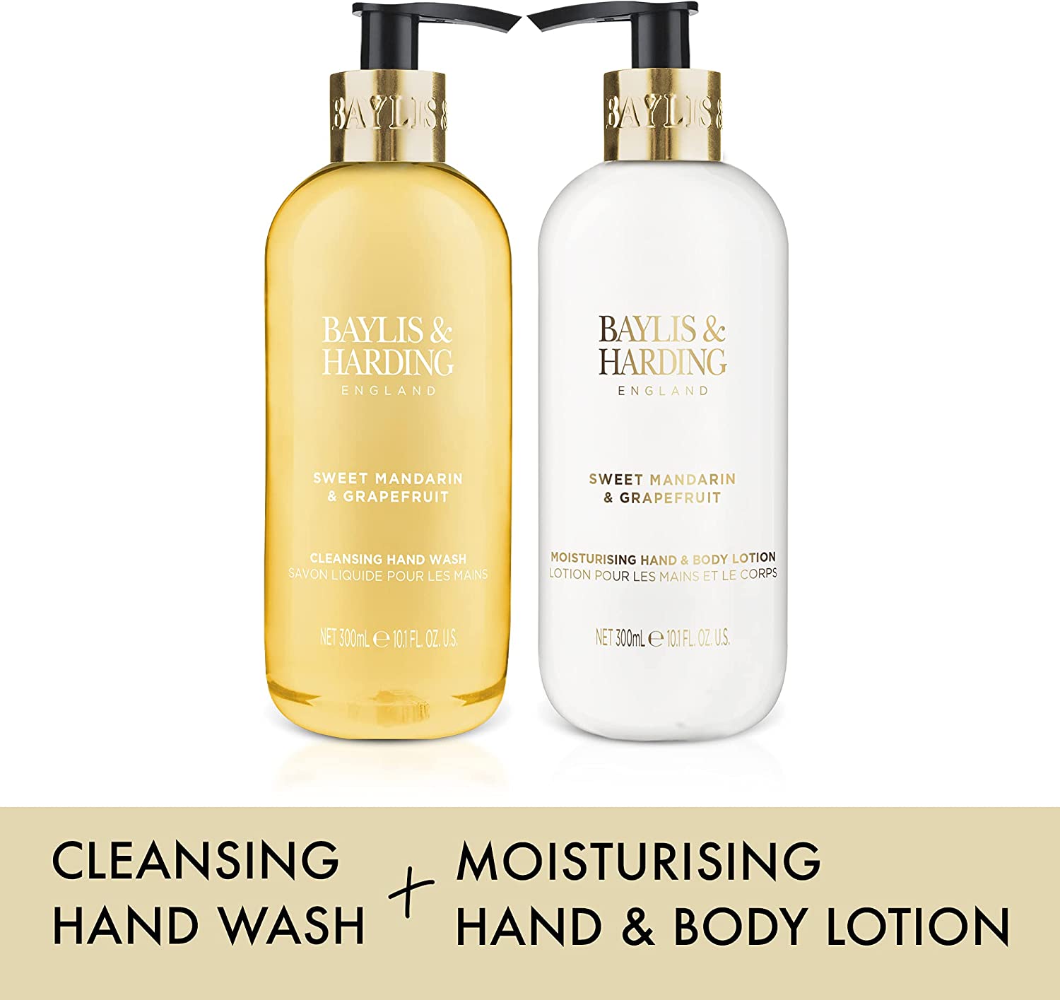 BAYLIS & HARDING SWEET MANDARIN & GRAPEFRUIT 2 BOTTLE SET