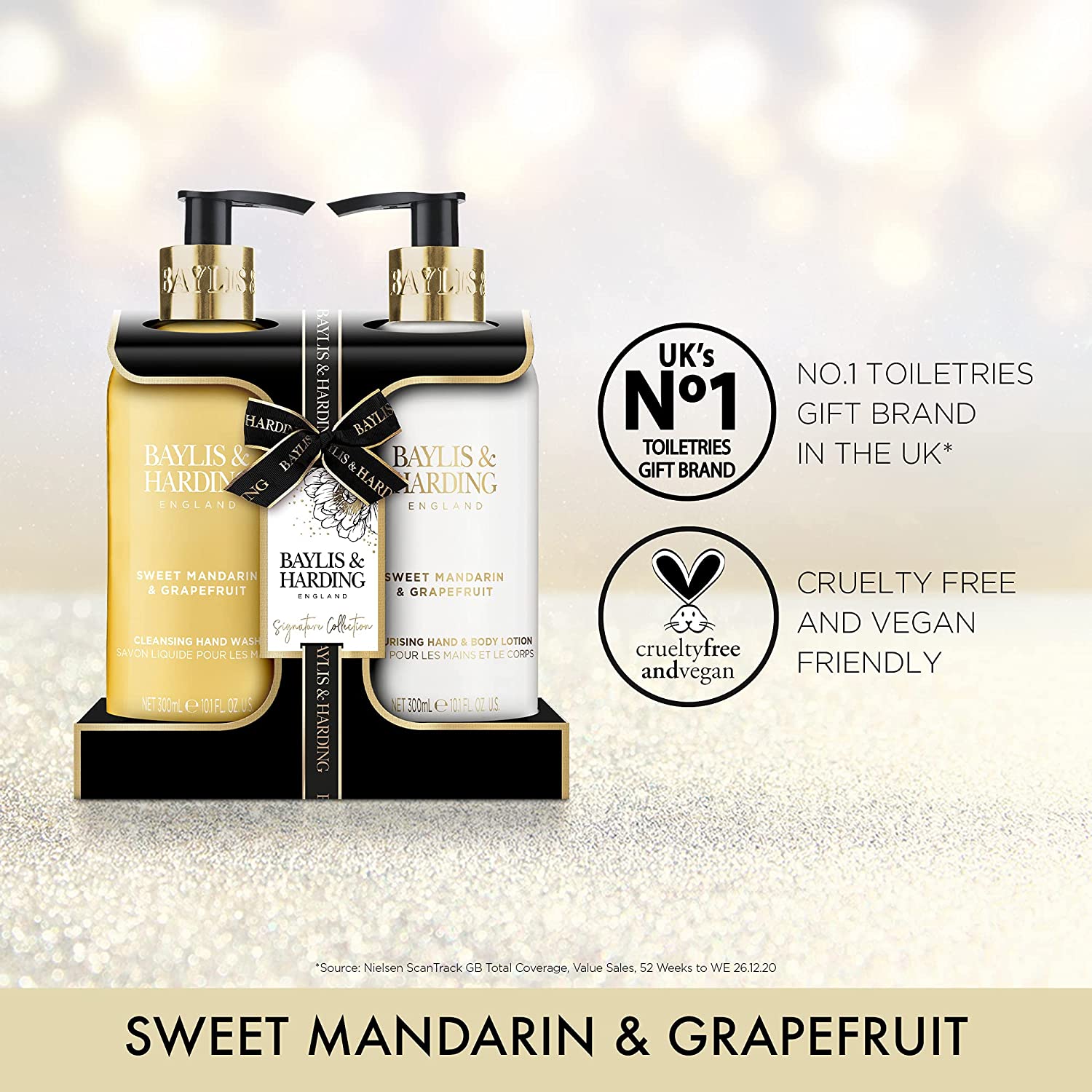 BAYLIS & HARDING SWEET MANDARIN & GRAPEFRUIT 2 BOTTLE SET