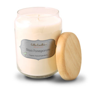 Celtic Candles Black Pomegranate Candle Large Pop Jar