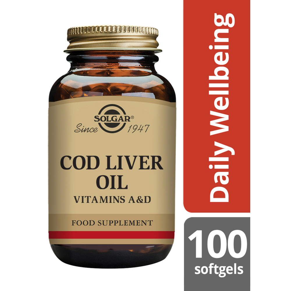 Solgar Cod Liver Oil Softgels - Pack of 100